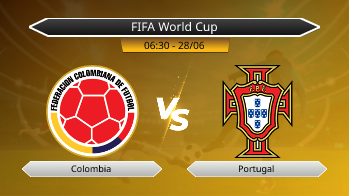 FIFA World Cup - Colombia vs Portugal